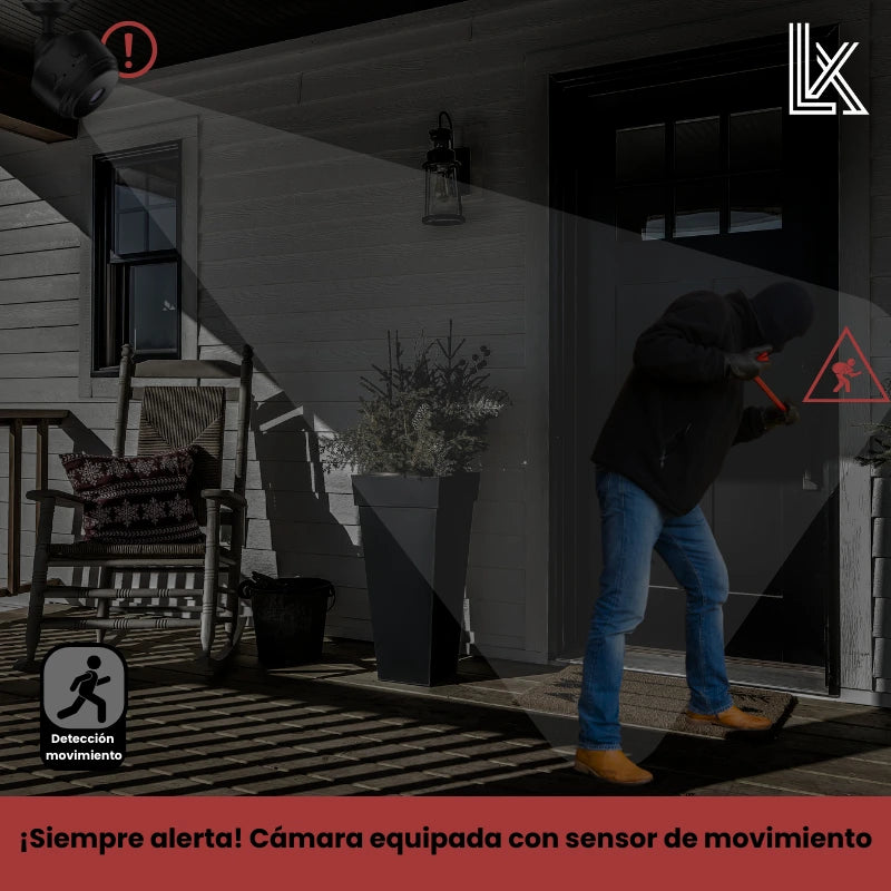 Cámara espía - ¡Duerma sin miedo de sufrir un robo!