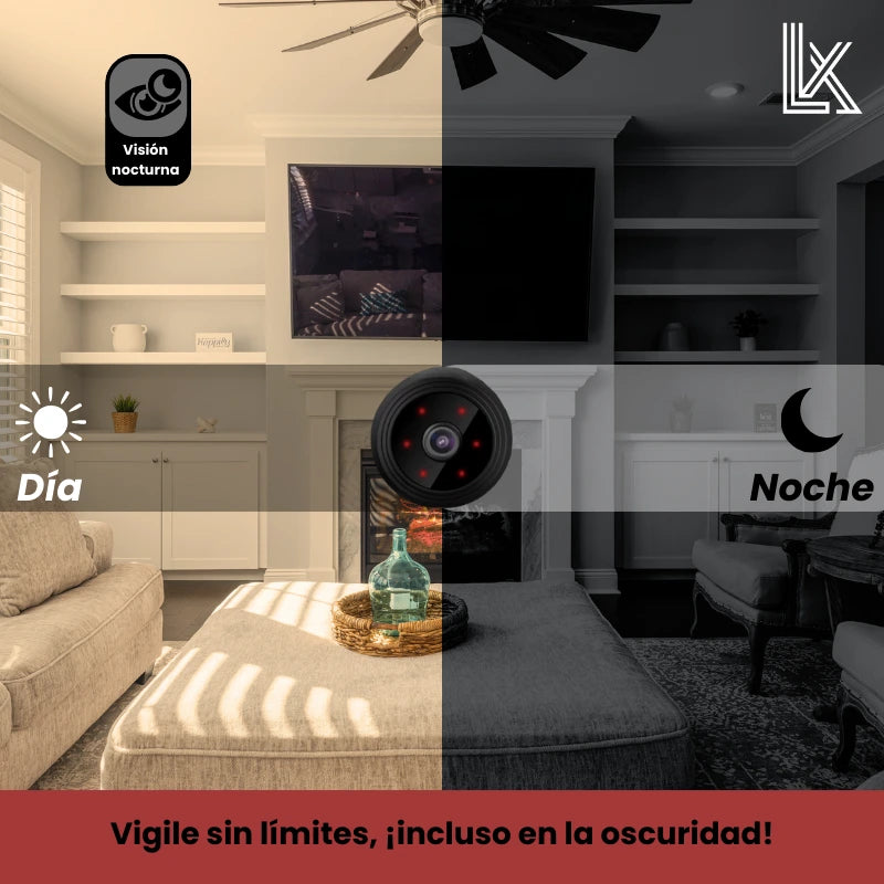 Cámara espía - ¡Duerma sin miedo de sufrir un robo!